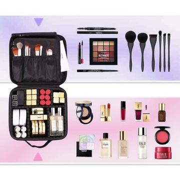 Косметичка-органайзер для косметики, черный