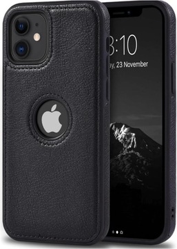 ETUI CASE PREMIUM EKO-SKÓRA DO IPHONE 11 - BLACK