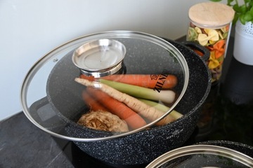 Набор кастрюль BLACK STONE POTS, 6 кастрюль с крышками.