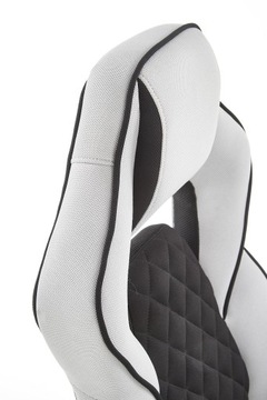 Вращающееся игровое кресло SONIC, черно-серое