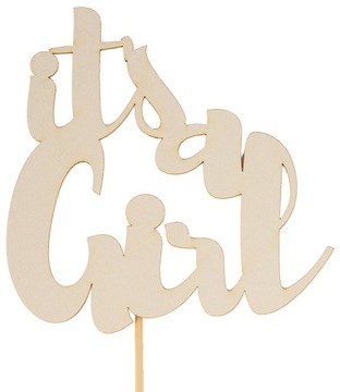 Topper z Beermaty do Bukietu itp.* It's A Girl *