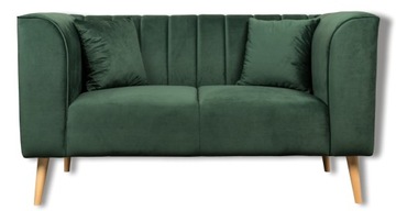 Sofa skandynawska Elisa 2 osobowa kanapa stylowa