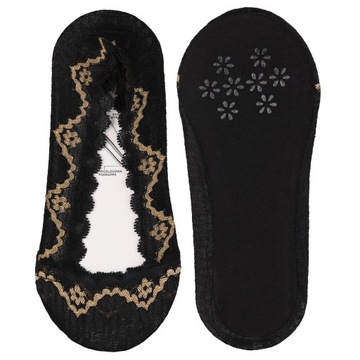 Ponožky Dámske Nízke Členkové Ponožky Balerínky s ABS Čipka MORAJ 7 PAR 38-41