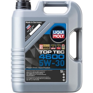LIQUI MOLY TOP TEC 4600 5W30 5L ORYGINAŁ NIEMIECKI
