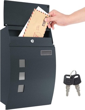 Skrzynka na listy M-TEC odcienie szarości GMB030G02
