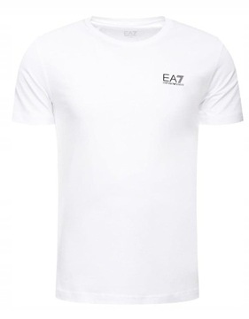 EA7 T-Shirt Core Identity Rozmiar L Biały - 8NPT51PJM9Z-1100