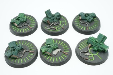 Warhammer 40k Tabletop Art Crystal Tech zestaw podstawek 40mm