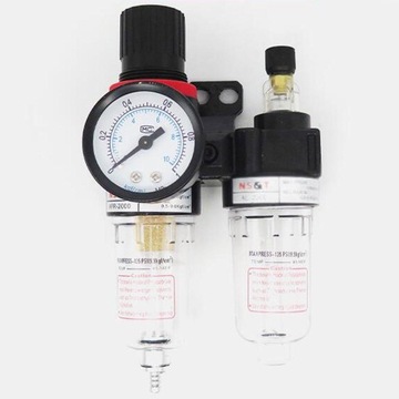 Regulator ciśnienia powietrza Separator oleju i wo