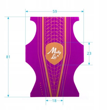 500 ШАБЛОНОВ ФОРМ ДЛЯ НОГТЕЙ, ДВУХСТОРОННЯЯ ТОЧКА