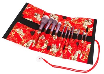 Чехол для кистей для макияжа, органайзер на завязках.