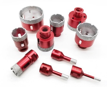 Otwornice koronki wiertła diamentowe do gresu 10 szt. 6-68 mm. M14