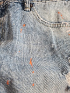 ДЖИНСЫ ZARA_BERMUDA ЦВЕТА SPLAT 4806320