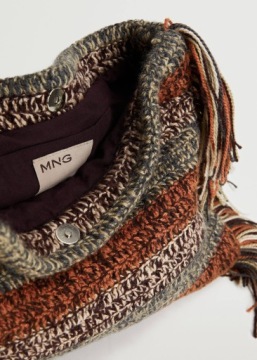 Y4293 Сумочка манго с бахромой