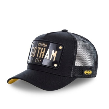 Бейсболка Capslab DC Batman Gotham City Trucker, черная