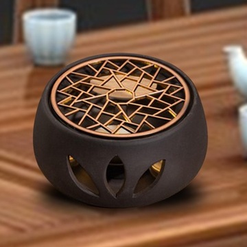 Подогреватель для чайника с подсвечником, керамические грелки