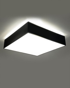 LAMPA SUFITOWA LED PLAFON NATYNKOWY HORUS 45 czarn
