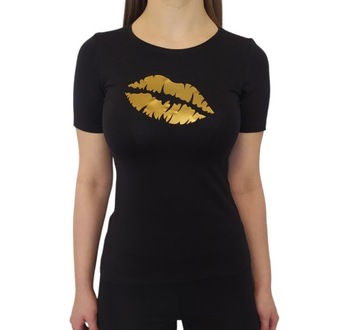 Bluzka T-shirt Usta koszulka M Butterfly&Tiger