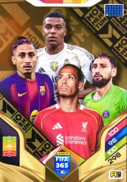 FIFA 365 2026 RARE MOMENTUM INVINCIBLE RAPHINHA VAN DIJK MBAPPE