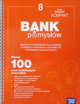 DAS IST DEUTSCH KOMPAKT 8 bank pomysłów materiały dydaktyczne