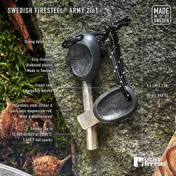 FireSteel Army 2.0 CocoShell Стартер для выживания бушкрафта