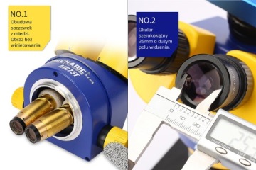 МИКРОСКОП СТЕРЕОСКОП ТРИНОКУЛЯРНЫЙ MC75T-B3 KAM 2.7K