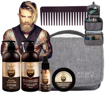 PREZENT DLA BRODACZA PRODUKTY DLA BRODACZY ZESTAW DO BRODY + KOSMETYCZKA