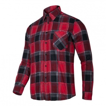 Koszula flanelowa w kratę czerwona Lahti Pro- Rozmiar 2XL