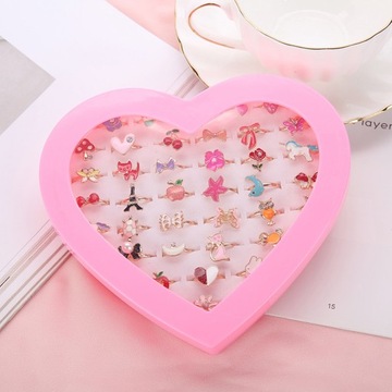 PIERŚCIONKI DZIECIĘCE DZIEWCZYNEK UROCZA BIŻUTERIA NA PRZYJĘCIA