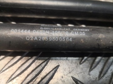 MERCEDES-BENZ CLC CL203 LEVÝ STRANA TLUMIČ KRYT ZADNÍ KUFRU