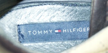 TOMMY HILFIGER BRĄZOWE SZNUROWANE BUTY 36