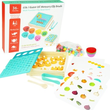 ДЕРЕВЯННЫЙ ПАЗЛ МОЗАИКА ДОСКА 2В1 ШАРИКИ