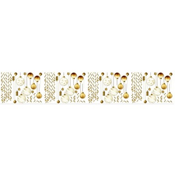 Рождественская наклейка на стену Наклейки на окна Золото