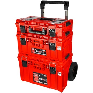SKRZYNKA NARZĘDZIOWA QBRICK PRIME RED SET 1 ZESTAW