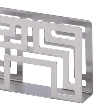 Держатель для салфеток Органайзер из нержавеющей стали Серебряный диспенсер для салфеток