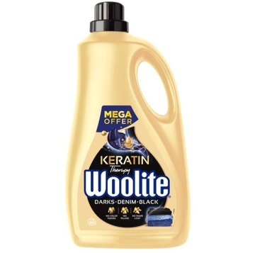 Woolite Keratin Therapy Dark, denim, czarny detergent do ciemnej bielizny