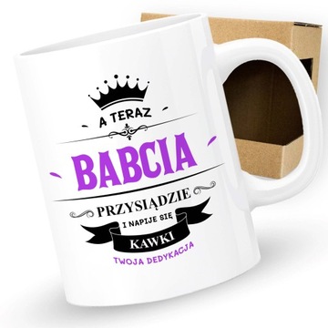KUBEK prezent na Dzień Babci Dziadka + Twoja dedykacja