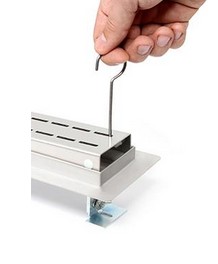 SANITLINE Линейный слив ЧЕРНОЕ СТЕКЛО/МАТОВЫЙ 70см