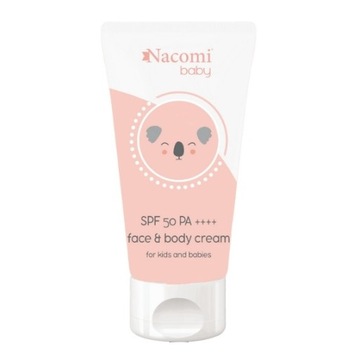 Nacomi, Baby, Krem do twarzy dla dzieci SPF 50, 50