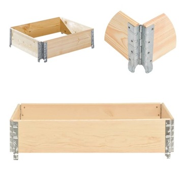 NADSTAWKA PALETOWA DREWNIANA 80x80x19,5cm