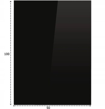 Szyba HARTOWANA podstawa pod PIEC KOMINEK 100x50cm