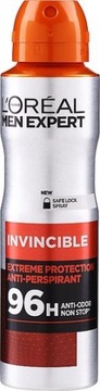 L'Oreal Men INVINCIBLE Deodorant DRY NON STOP 96h