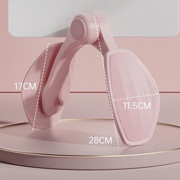 Тренажер для бедер Тренажер Кегеля Внутренняя часть бедра Нога Рука Тазовые мышцы Попа Розовый