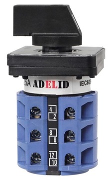 ŁĄCZNIK TABLICOWY 25A 3F 1-0-2 SIEĆ AGREGAT IP65