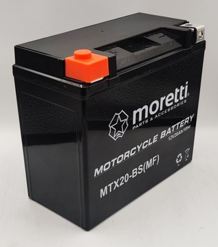 Akumulator Moretti AGM MTX20-BS YTX20-BS 20AH 270A