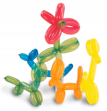 Шары для лепки Gemar D4 ДЛИННЫЕ шарики для лепки, разноцветные, 100 шт.