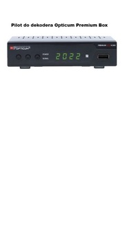 Пульт дистанционного управления для декодера Opticum Premium BOX H.265 DVB-T2