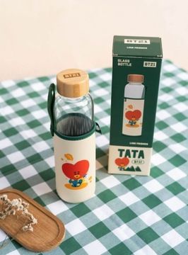 BT21 Tata BTS - стеклянная бутылка для воды 500 мл