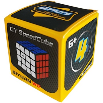 KOSTKA LOGICZNA 4x4x4 QiYi SpeedCube QIYUAN W2 ALGORYTMY + PODSTAWKA