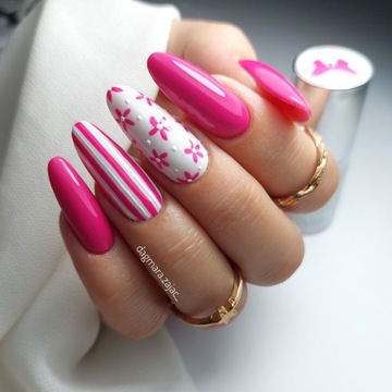 ZESTAW do PAZNOKCI hybrydowy żelowy MANICURE + GRATIS OLIWKA