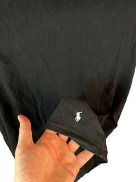 Koszulka Ralph Lauren czarna z logiem L